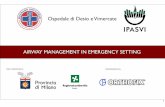 AIRWAY MANAGEMENT IN EMERGENCY SETTING