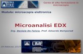 Elementi di microscopia elettronica a scansione e microanalisi