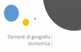 Elementi di geografia economica - DidatticaWEB