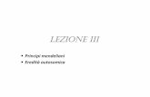 Lezione III - Infermieristica Lecce - Scuola Fazzi