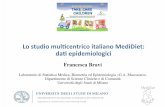 Lo studio mul+centrico italiano MediDiet: da+ epidemiologici