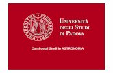 Corsi degli Studi in ASTRONOMIA - Università degli studi ...