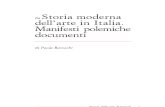59247711 Storia Dell Arte Contemporanea in Italia Manifesti Poleche Documenti