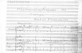 Astor Piazzolla - Michelangelo 70 - Partitura