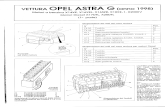 Service Manual - Opel Astra G 1998 - Schema Elettrico