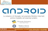 Lo sbarco di Google nel pianeta Mobile Internet:  primo impatto ed esempi pratici