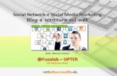 Social Network e Social Media Marketing: "Blog e scrittura sul web"