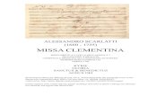 ALESSANDRO SCARLATTI (1660 - 1725) MISSA _A._Missa_Clementina...alessandro scarlatti (1660 - 1725) missa clementina missa breve 5 voci e nell'agnus 7 da cantarsi braccio composta e