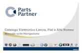 Manuale sulla Navigazione - .Catalogo Elettronico Lancia, Fiat e Alfa Romeo Manuale sulla Navigazione
