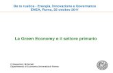 La Green Economy e il settore .La Green Economy e il settore primario C.Giacomini, M.Donati ... Specializzazione