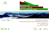 MONTAGNE IN PIAZZA Le Comunit  Montane della Lombardia .Le Comunit  Montane della Lombardia si