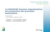La fattibilit  tecnico organizzativa ed economica del ... La fattibilit  tecnico organizzativa