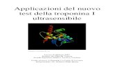 Applicazione del nuovo test della tropina I ultrasensibile .concentrazioni di troponina I correlate