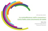 La contraffazione nellâ€™e-commerce: Carta Italia come ... Tutela del consumatore e ... trasparenza