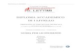 DIPLOMA ACCADEMICO DI I LIVELLO - .GUIDA PER LO STUDENTE Chitarra Clarinetto Flauto ... Scuola Comunale