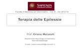 Terapia delle Epilessie .dal 2007 Zonisamide Rufinamide ... Rash cutaneo , epatopatie , linfoadenopatie,
