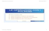Operazioni con polinomi - gastaldi-abba.gov.it .Operazioni con polinomi Prof.ssa G. Messina 9 Novembre