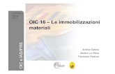 Marzo 2011 OIC 16 â€“ Le immobilizzazioni materiali .c.c. (relative ai bilanci dâ€™esercizio ed ai