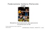 Federazione Italiana Pallavolo CQN - DI...  Federazione Italiana Pallavolo CQN Modello di prestazione