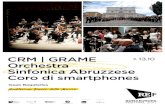 CRM | GRAME Orchestra Sinfonica Abruzzese Coro di smartphones .pertura di un concerto dellâ€™Orchestra