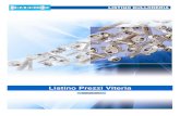 Listino Prezzi Viteria - Commercial .Vite brugola esagono incassato - filettatura in pollici Serie
