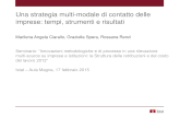 M.A. Ciarallo, G. Spera, R. Renzi - Una strategia multi-modale di contatto delle imprese: tempi, strumenti e risultati