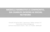 Modelli narrativi a confronto: da Charles Dickens ai Social Network - di Marco Margnone