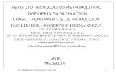 INSTITUTO TECNOLOGICO METROPOLITANO INGENIERIA EN ... itm fundamentos de produccion ¢â‚¬â€œ 2016 - rfha