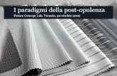 I paradigmi della post-opulenza - ANDAF Introduzione Crisi e il Made in Italy Con i paradigmi della