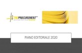 PIANO EDITORIALE 2020 - The Procurement Lean & Agile inserto Procurement & Innovation Congress Milano