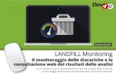LANDFILL Monitoring - Monitoraggio web delle discariche LANDFILL Monitoring - Monitoraggio web delle