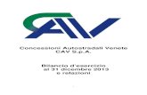 Concessioni Autostradali Venete CAV S.p.A. Bilancio d ... ... Come un termometro, lâ€™andamento del