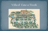 Villad d'Este - Tivoli
