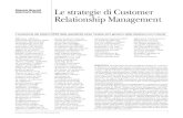 Le strategie di Customer Relationship Management. Dalla