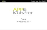 Appkubator discussion panel - Presentation