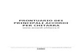 PRONTUARIO DEI PRINCIPALI ACCORDI PER CHITARRA .4 Prontuario dei Principali Accordi per Chitarra