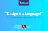 "Design is a Language!" / La differenza tra un cazzo di sito e un sito del cazzo