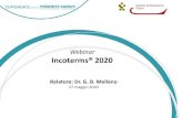 Webinar Incoterms¢® 2020 - cn. Incoterms 2020 ai loro contratti, il modo pi£¹ sicuro £¨ esplicitare