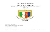 Almanacco Ufficiale - Palio delle Contrade CALCIO A 5 under 15 PALIO DELLE CONTRADE 2019 1¢° GIORNATA