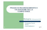 Bologna 23 novembre 2010 III competencies and occupation taxonomy) OBIETTIVO: collegare i nuovi paradigmi