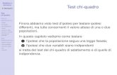 biometria Test chi-quadro - bertacchi/didattica/bio...¢  biometria D. Bertacchi Test chi-quadro Test