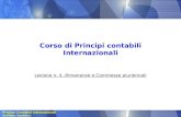 Principi Contabili Internazionali Stefano Santucci Corso di Principi contabili Internazionali Lezione n. 4 -Rimanenze e Commesse pluriennali
