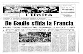# Occupate tutte e quattro le university Nelle foio le ... CRONOLOGIA...  Gaulle sfida la Francia