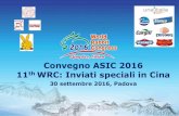 Convegno ASIC 2016 11th WRC: Inviati speciali in ... Chemical composition (AOAC, 2000) Fatty acid profile