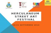 HERCULANEUM STREET ART FESTIVAL 20/21 SETTEMBRE 2014 Citt  di Ercolano