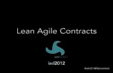 Lean Agile Contracts - iad 2012