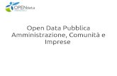 Opendata pa community imprese