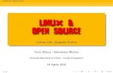 Linux & Open Source : Lezione 1 Pratica