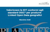 Valorizzare le IDT conformi agli standard OGC® per produrre Linked Open Data geografici