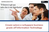 Serenissima Informatica  - "Creare valore e sviluppare business grazie all' Information Technology" - WHR Destination 2013 Olbia